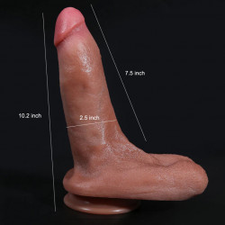 lifelike dildo big suction cup 10 inch