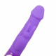lily rabbit vibrator with 360 rotating dildo 4 inch