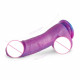 lulu love purple realistic suction cup dildo 6 inch