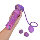 luminous silicone ovipositor dildo with airbag boost