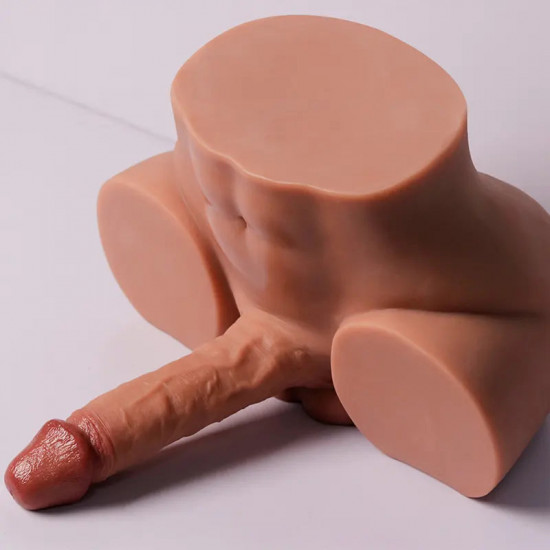 male doll torso with 7inch dildo