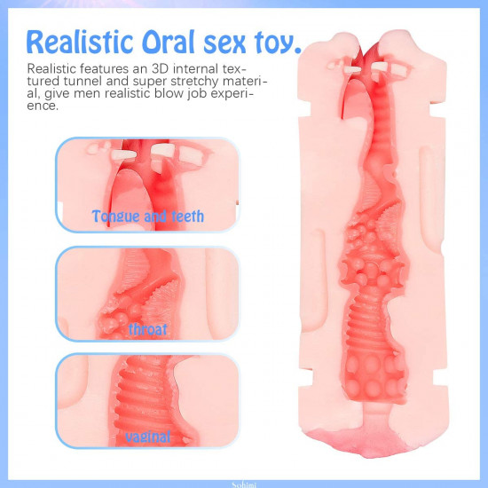 Adutoys masturbator toy | oral sex toy | realistic male masturbator