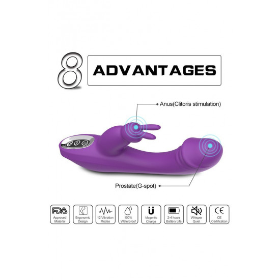 mini rabbit vibrator dildo g spot sex toy