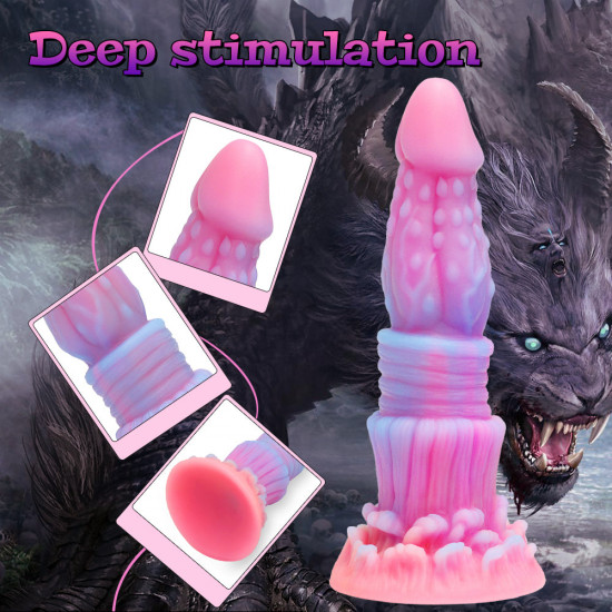 monster glow in the dark anal dildo