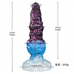 monster thick knot fantasy dildo