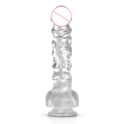 mx. smith - textured jelly suction cup dildo 8 inch