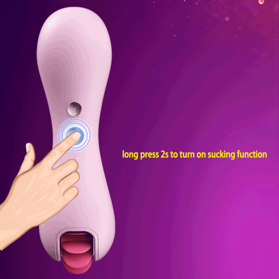 otouch pet electronic tongue licking clitoris sucking heating sex toy