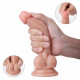 penis shaped dildo soft realistic 6.5 inch