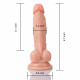 penis shaped dildo soft realistic 6.5 inch