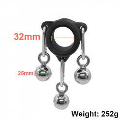 physical balls penis extender device with cock ring