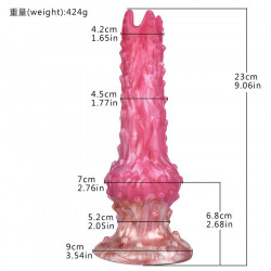 pink alien manual ovulation device dildo