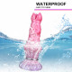 pink alien ovipositor dildo with air bag