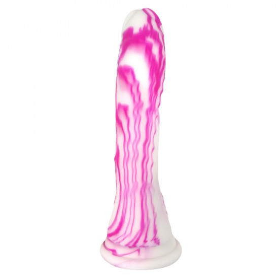 pink and blue silicone double ended dildos