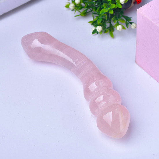 pink aventurine anal dildo