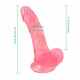 pink curved dildo