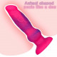 pink dog penis knot dildo