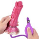 pink dragon shaped silicone ovipositor