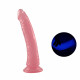 pink glow in the dark anal dildo