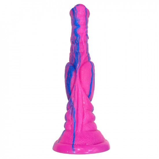 pink mixed silicone anal horse dildo