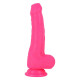 pink silicone dildo strap on uncircumcised