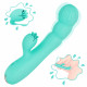 tongue licking toy pink round waterproof rabbit vibrator