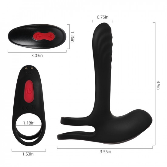 pulse - vibrating girth enhancer penis sleeve