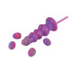 purple luminous egg silicone ovipositor dildo