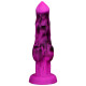 purple soft simulated wolf dildo