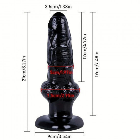 pvc wolf dildos g spot sex toy