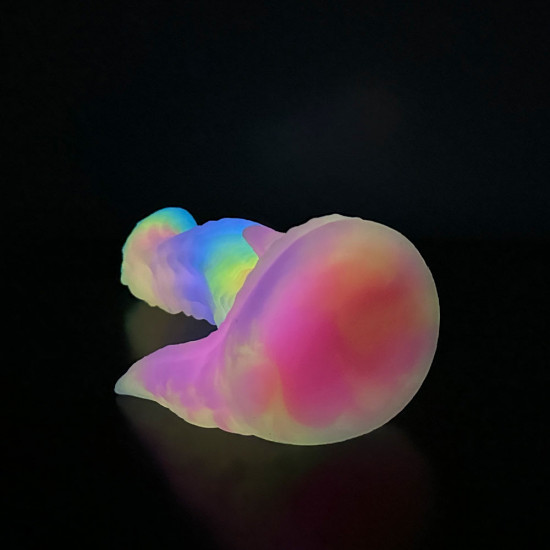 rainbow alien dragon luminous anal dildo