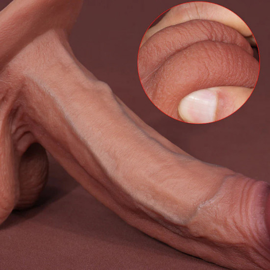 realistic balls dildo soft big suction cup