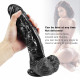 realistic black dildo 10 inch pvc