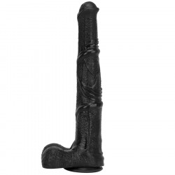 realistic horse dildo black 14 inch