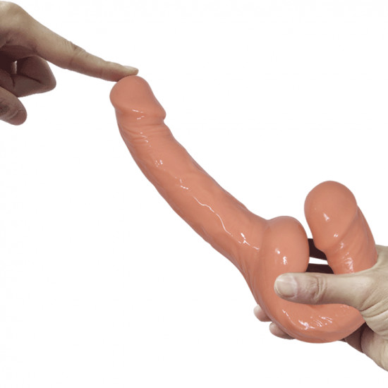 realistic lesbian strapless dildo