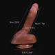 realistic skin dildos suction cup 9 inch