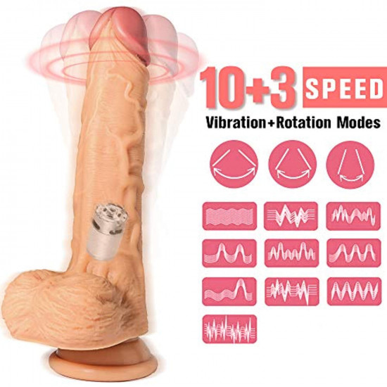 real feel vibrating dildo