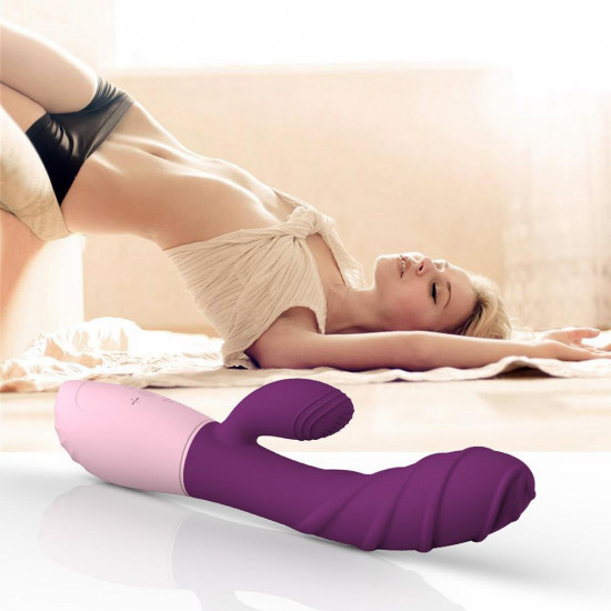 rechargeable rabbit vibrator ribbed