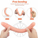 remote control free bending 11.96 inch double-ended  dildos