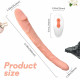 remote control free bending 11.96 inch double-ended  dildos