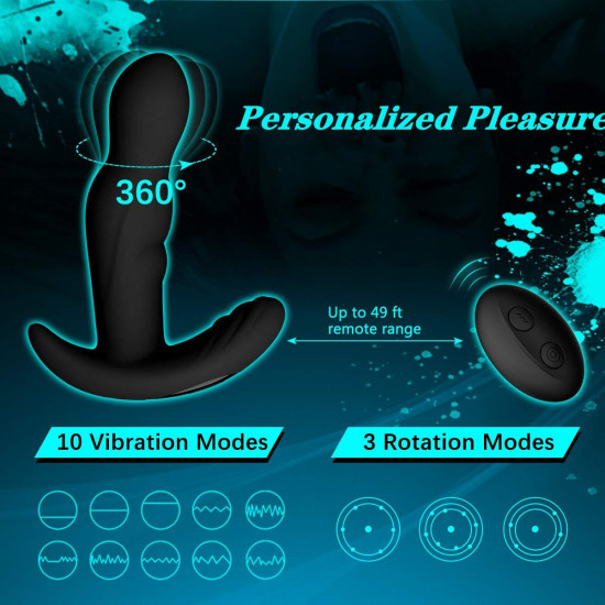 Adutoys 360° rotating vibrating prostate massager