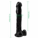 10 inch black realistic dildo