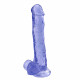 rubber dildo 10 inch blue