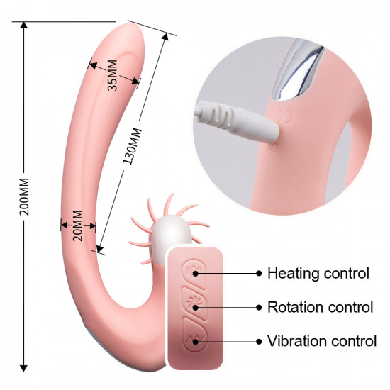 safiman kylin vibrator heating clitrois licking rotation sex toy