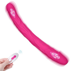 sappho -  vibrating double ended dildo 12 inch