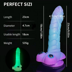 sci fi alien dildo glow in the dark