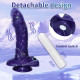 sci-fi dragon scale dildo with vibrator