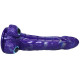 sci-fi dragon scale dildo with vibrator