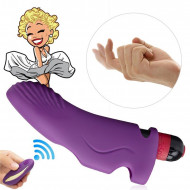 shocking vibrating jump egg flirting teasing finger vibrator