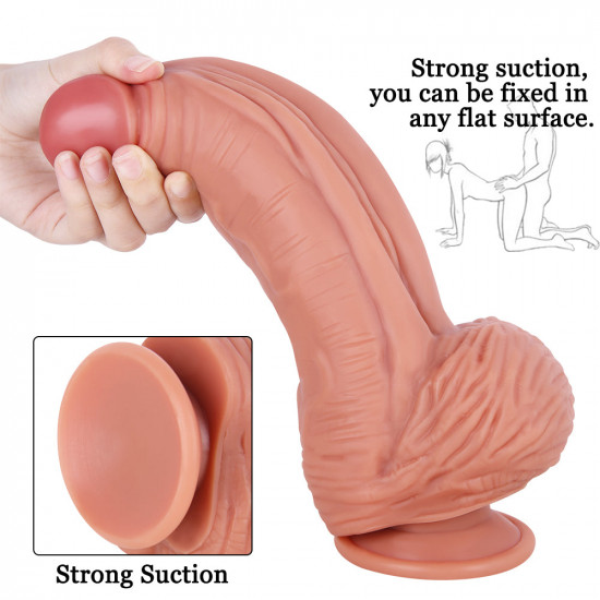 silicone giant thick anal dildo