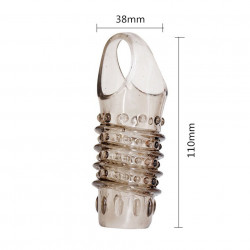 silicone penis enlargement sleeve sex toy